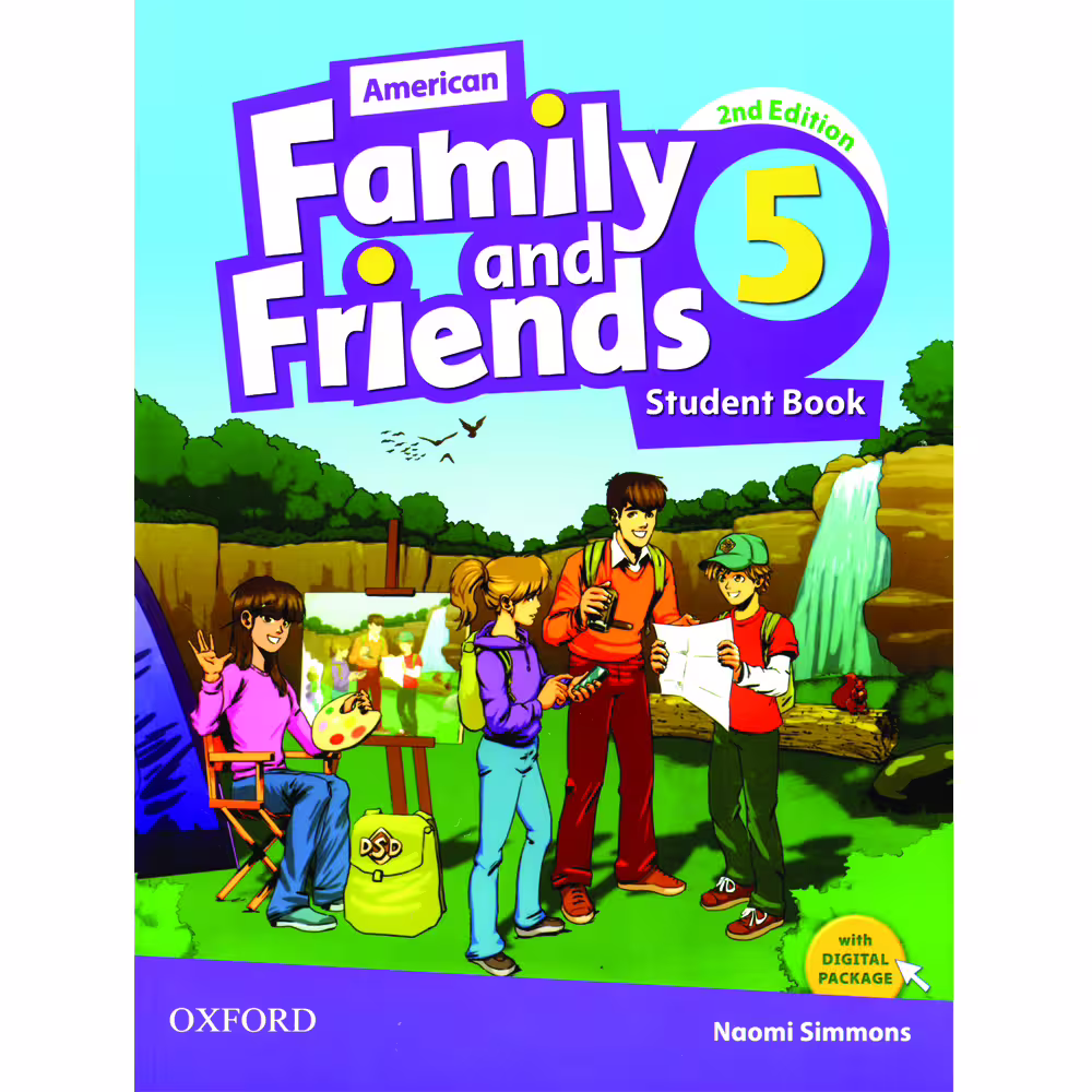 کتاب 5 American Family and Friends اثر Naomi Simmons انتشارات Oxford