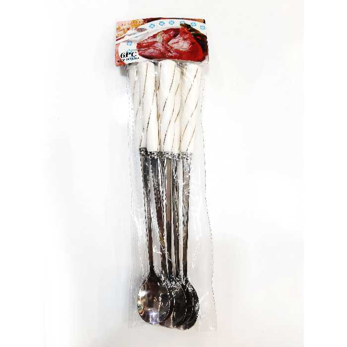 قاشق شربت خوری طرح پیچکی کد 112060 بسته6عددی