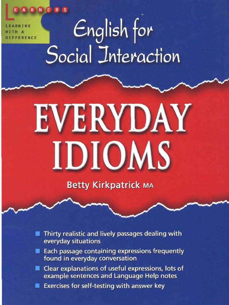 کتاب English for social interaction everyday idioms انگلیسی برای تعامل اجتماعی – اصطلاحات روزمره