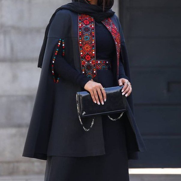 ست مانتو دامن مجلسی زنانه با خرجکار سنتی