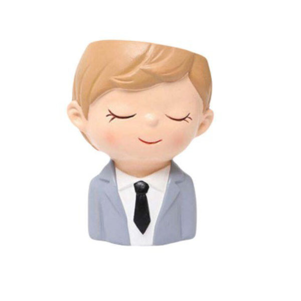 گلدان دکوری طرح پسرک فانتزی کد 00