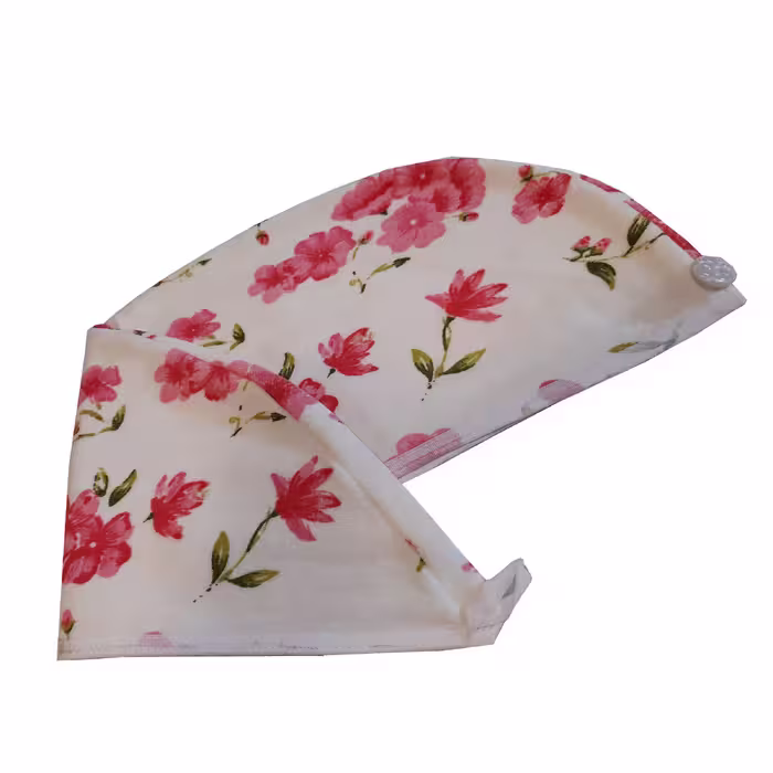 حوله کلاهی طرح گل