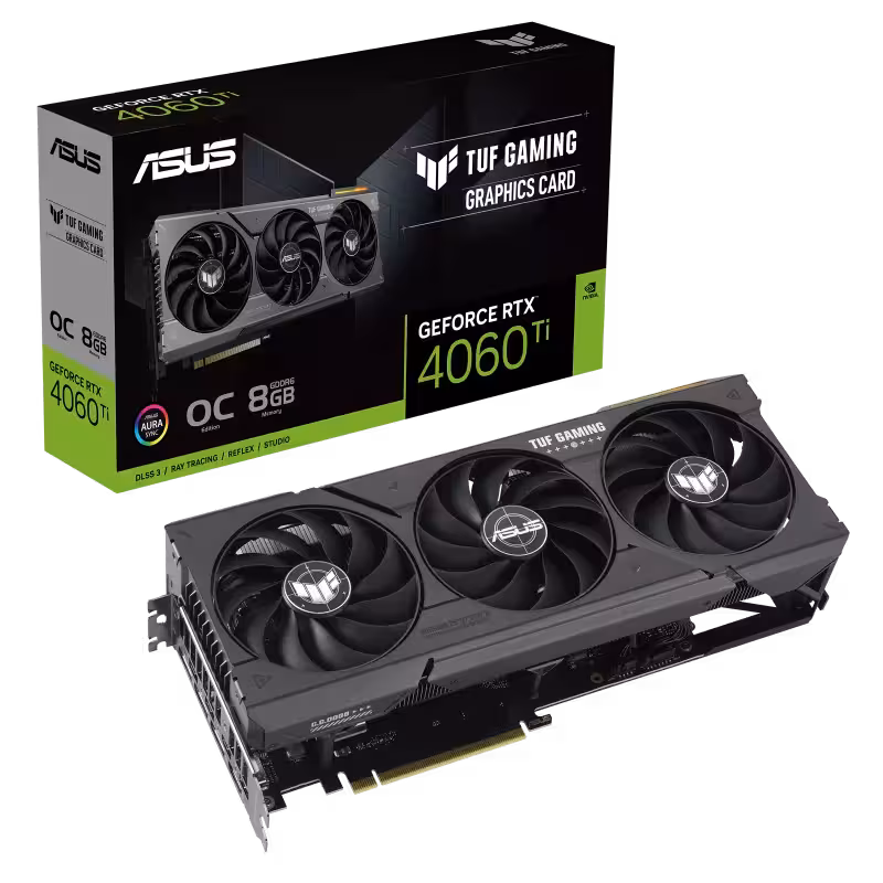 کارت گرافیک مدل RTX-4060Ti O8GB Tuf Gaming ASUS ایسوس