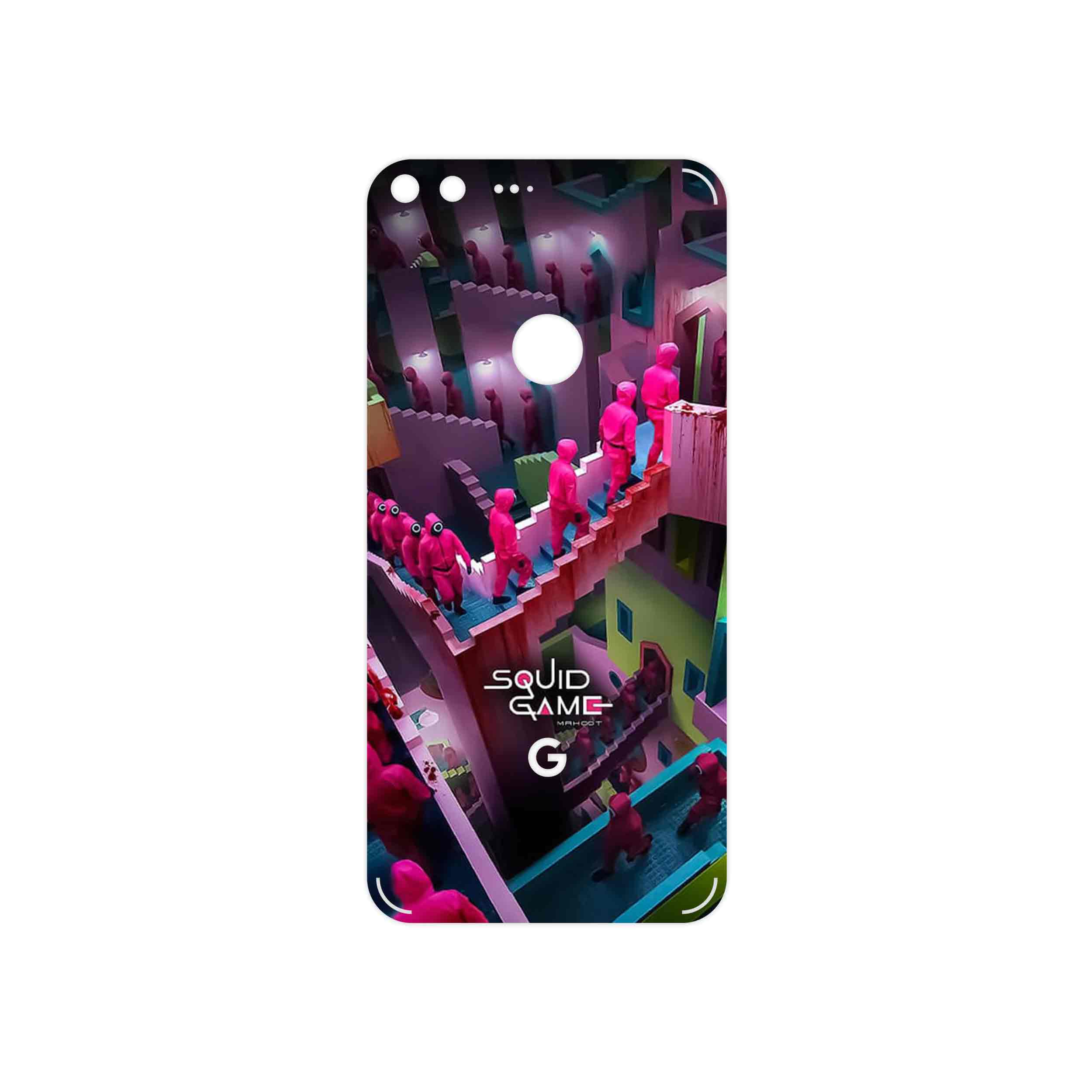 برچسب پوششی ماهوت مدل Squid Game مناسب برای گوشی موبایل گوگل Pixel XL