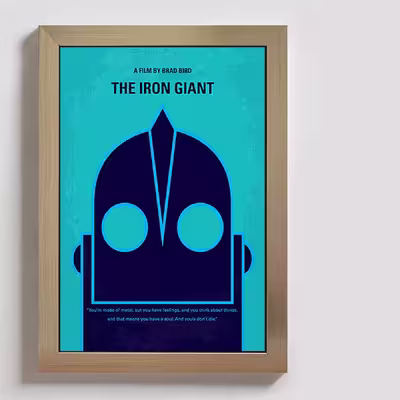 تابلو مدل فیلم غول آهنی کد iron giant BE023