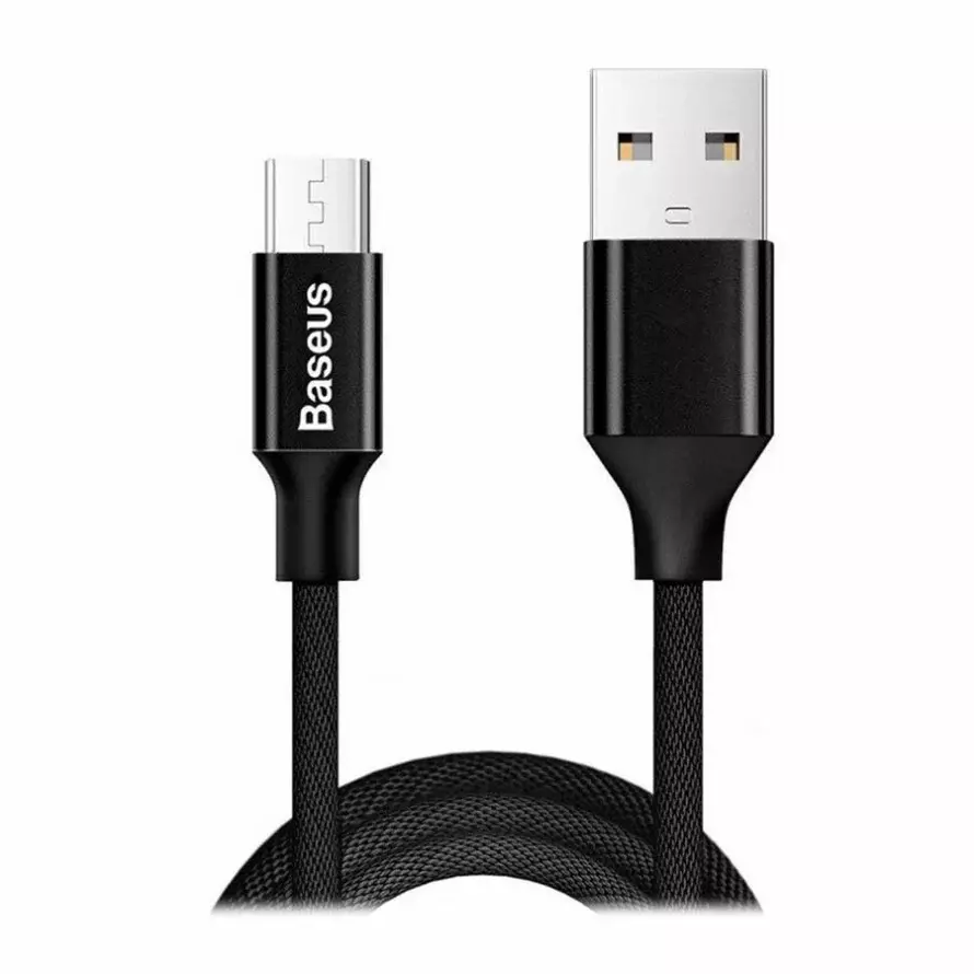 کابل 1.5 متری Micro USB بیسوس  CAMYW-B