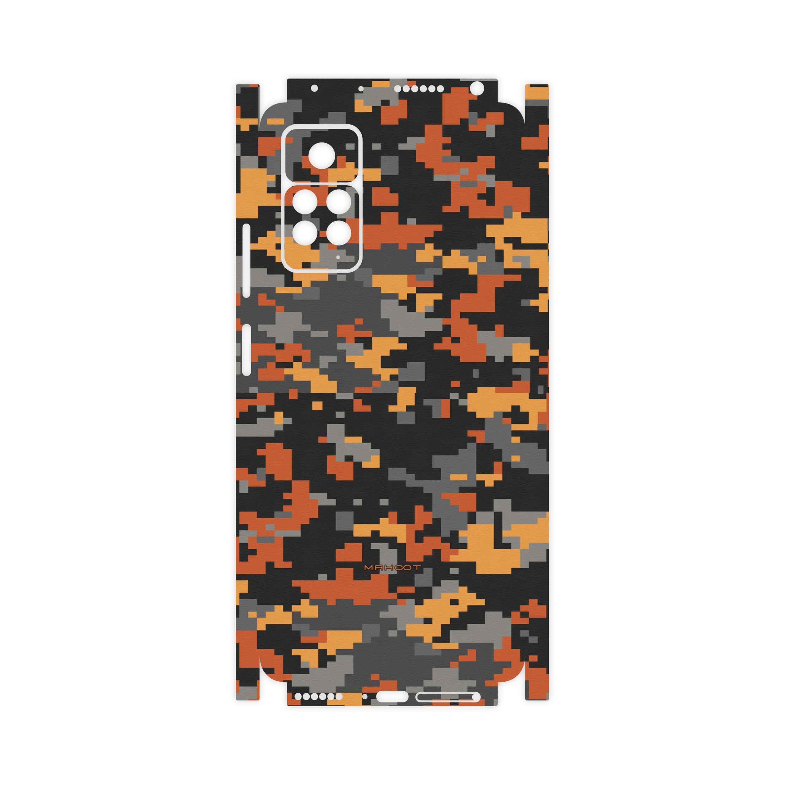 برچسب پوششی ماهوت مدل Army-Autumn-pixel-FullSkin مناسب برای گوشی موبایل شیائومی Redmi Note 11 Pro