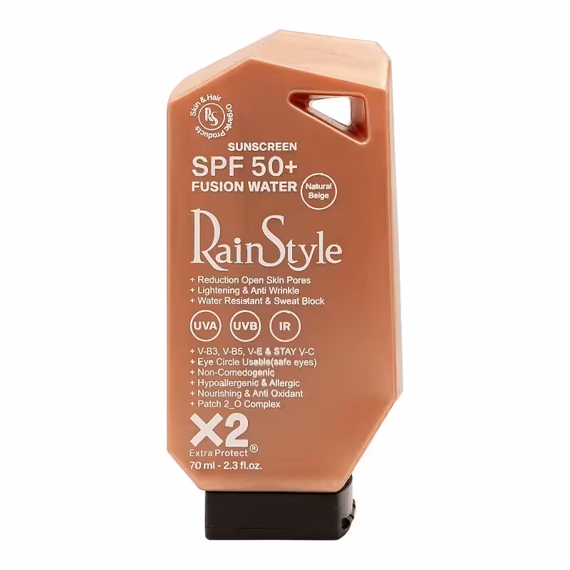 کرم ضد آفتاب فیوژن واتر رین استایل رنگ بژ طبیعی حجم 70mL