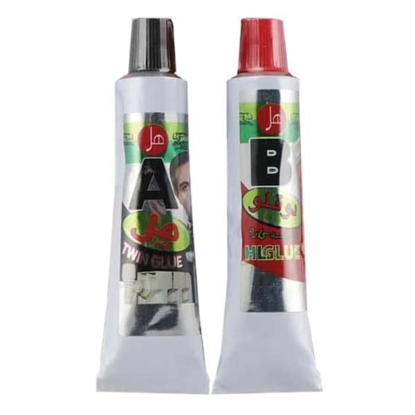 چسب دو قلو هل مدل EC-F33TBOX وزن 33 گرم مجموعه 2 عددی