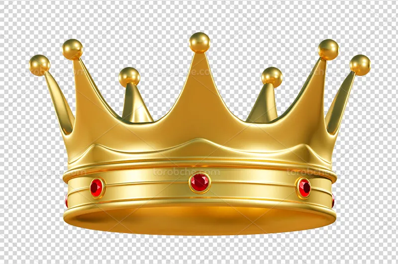 عکس PNG تاج طلایی | گرافیک با طعم تربچه