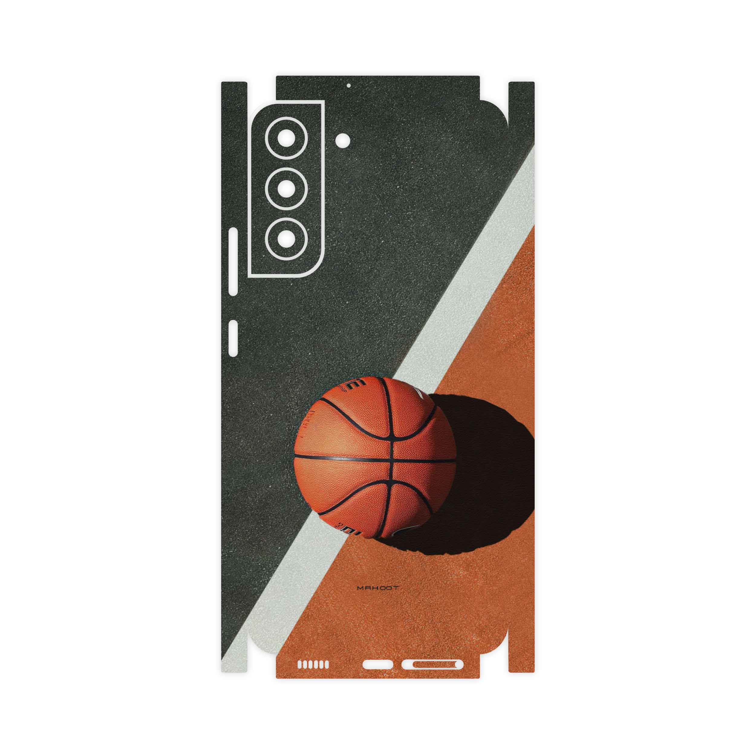 برچسب پوششی ماهوت مدل Basketball-FullSkin مناسب برای گوشی موبایل سامسونگ Galaxy S22 Plus 5G