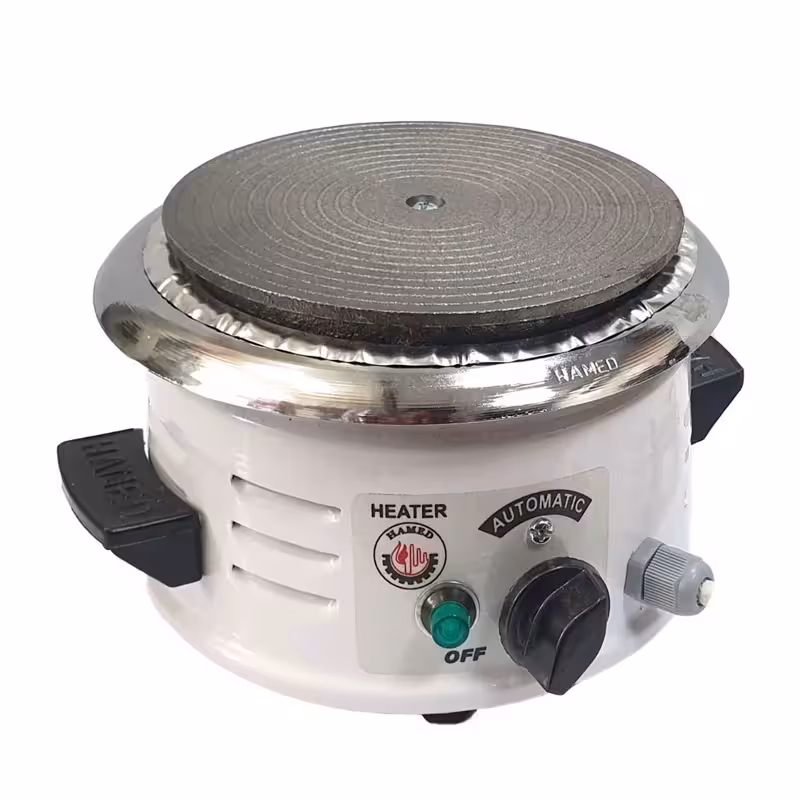 اجاق برقی درجه دار  چدنی مناسب گرم کردن غذا بی خطر  و کم جا مخصوص محل کار و گرمایش