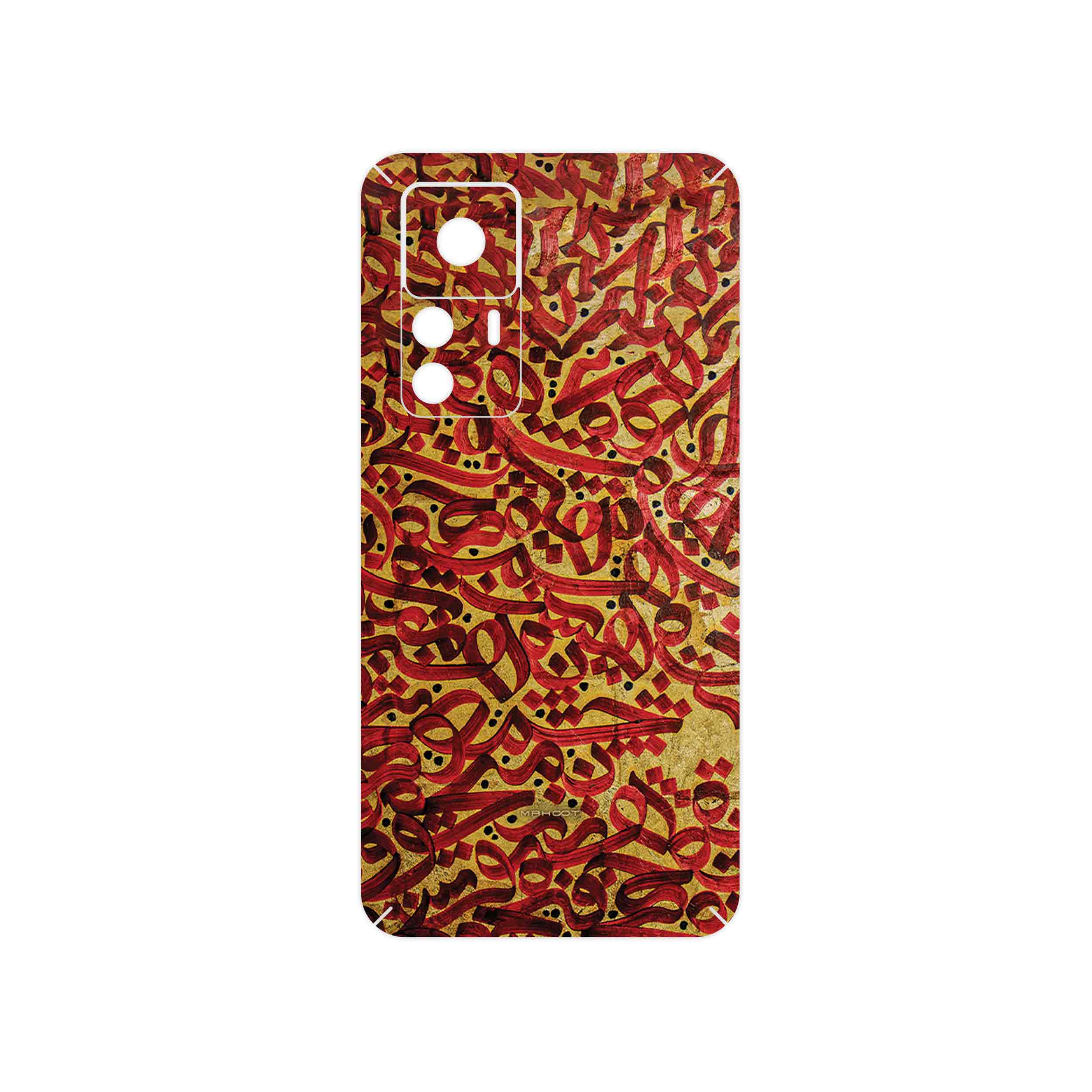 برچسب پوششی ماهوت مدل Nastaliq_6 مناسب برای گوشی موبایل شیائومی 12T Pro