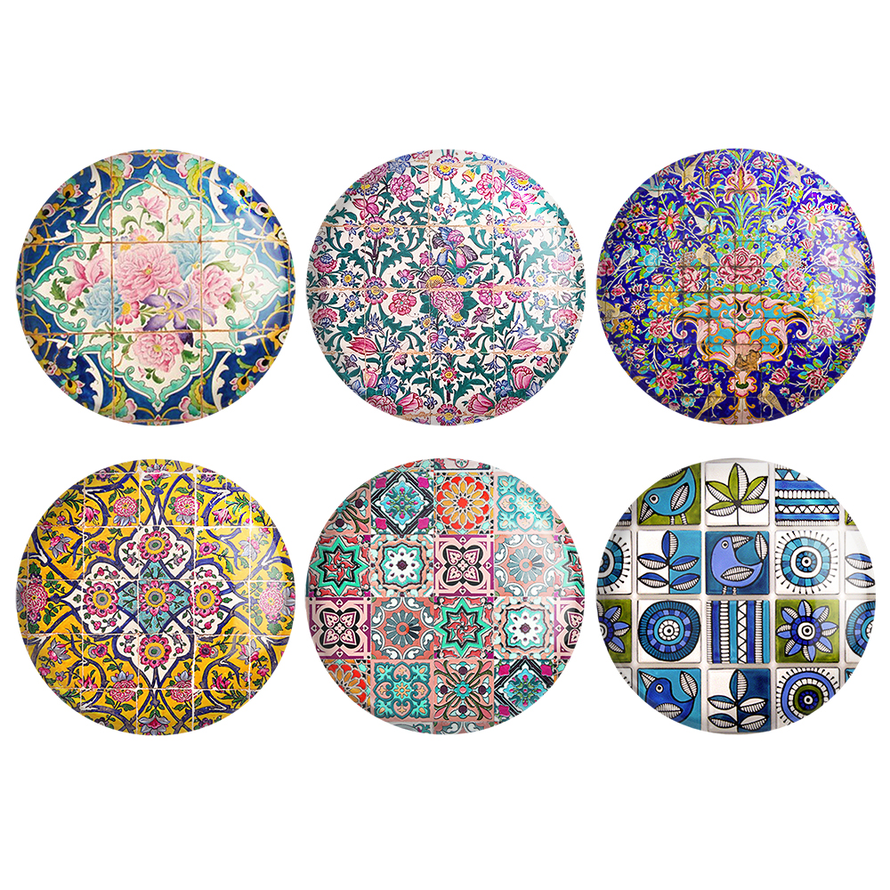 پیکسل خندالو طرح کاشی کد 100A مجموعه 6 عددی