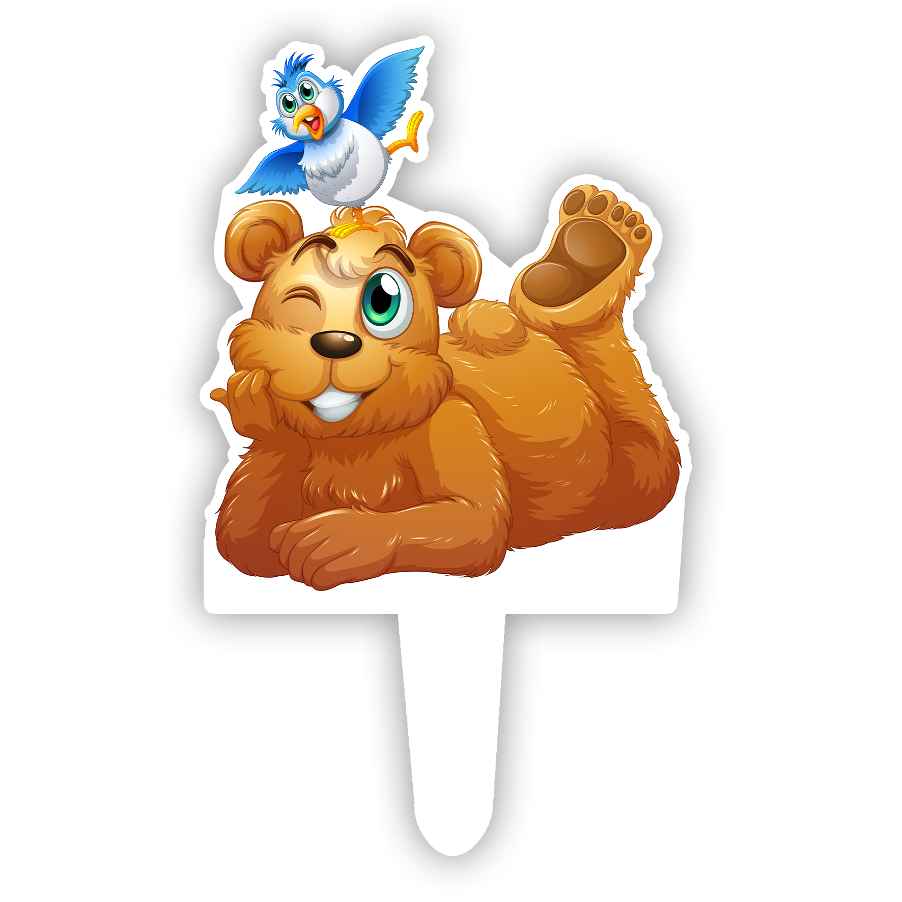  تاپر کیک طرح حیوانات جنگل کد R182