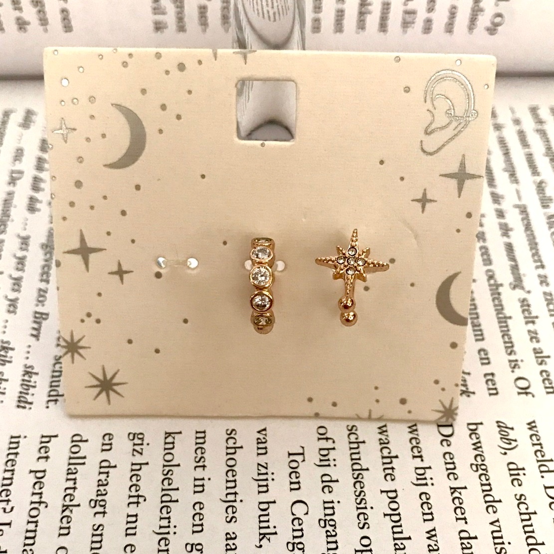 ایرکاف حلقه و ستاره نگین زیرکونیا  ضد حساسیت Hulupuart 