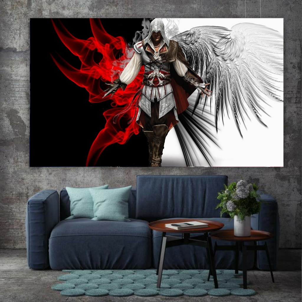 تابلو بوم طرح گیم اساسینس مدل SDB3137