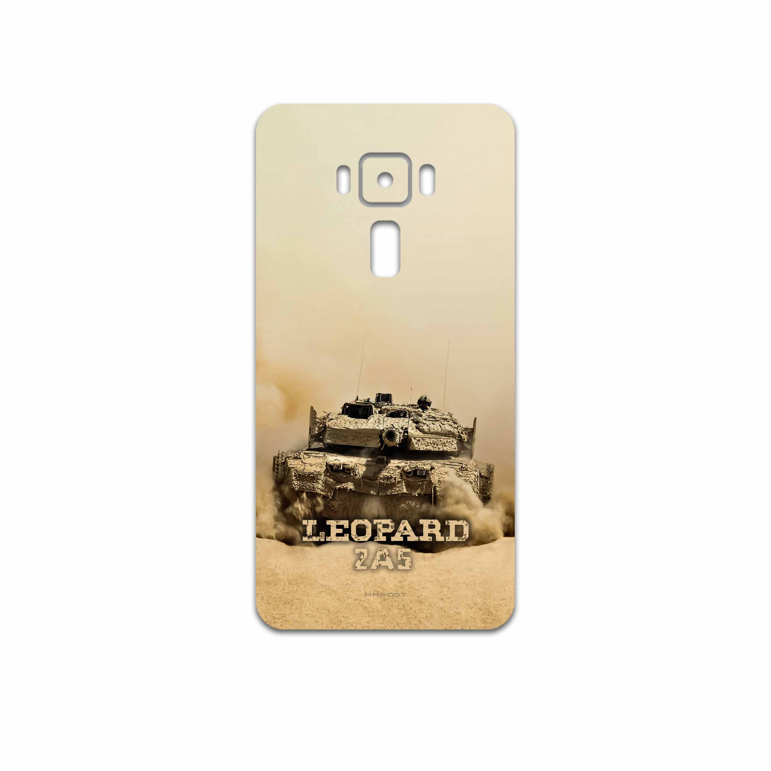 برچسب پوششی ماهوت مدل Leopard 2A5 tank مناسب برای گوشی موبایل ایسوس Zenfone 3 Laser ZC551KL