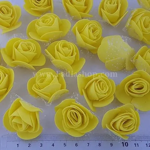 گل فومی بزرگ زرد 6