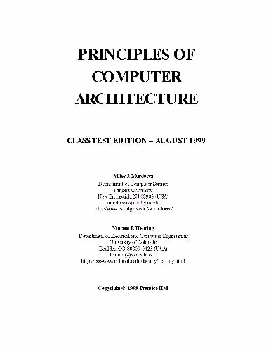 خرید و دانلود نسخه کامل کتاب Principles Of Computer Architecture