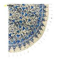 رومیزی قلمکار مدل نیل گون