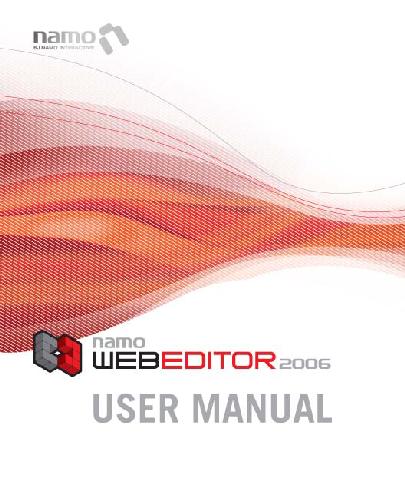 خرید و دانلود نسخه کامل کتاب Web Editor 2006 Manual