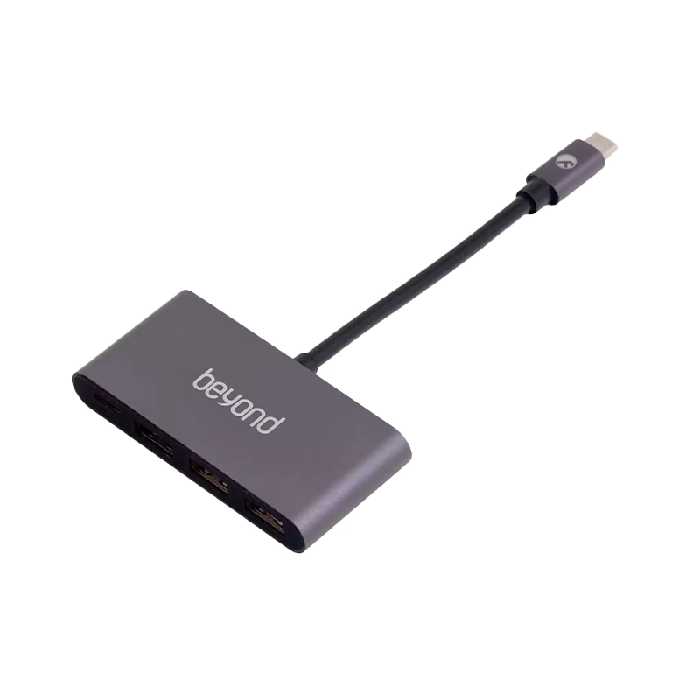 هاب آداپتور 4 پورت تایپ سی بیاند Beyond BA-404