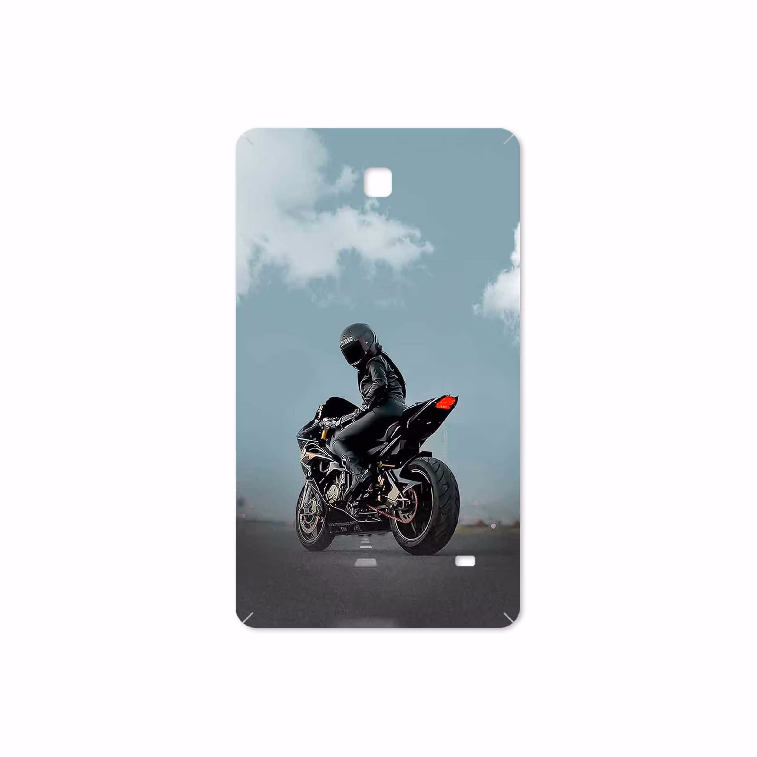 برچسب پوششی ماهوت مدل Motorcycling مناسب برای تبلت سامسونگ Galaxy Tab 4 7.0 2014 T230