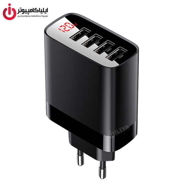 شارژر دیواری چهار پورت بیسوس مدل CCJMHB-B01