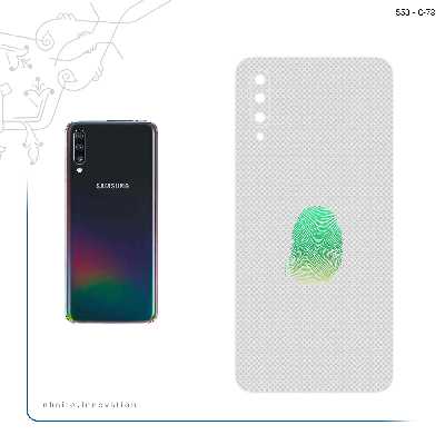 برچسب پوششی ماهوت مدل Minimal Fingerprint مناسب برای گوشی موبایل سامسونگ Galaxy A70