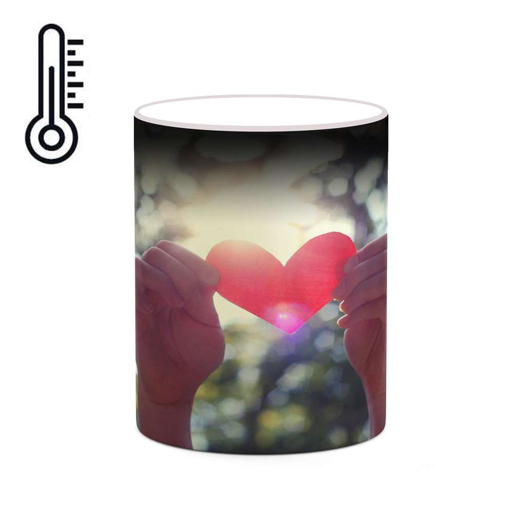 ماگ حرارتی کاکتی طرح Love مدل mgh20659