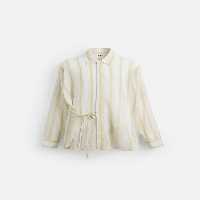 پیراهن مردانه زارا FLOWING SHIRT WITH BOW | تهران زارا TehranZara