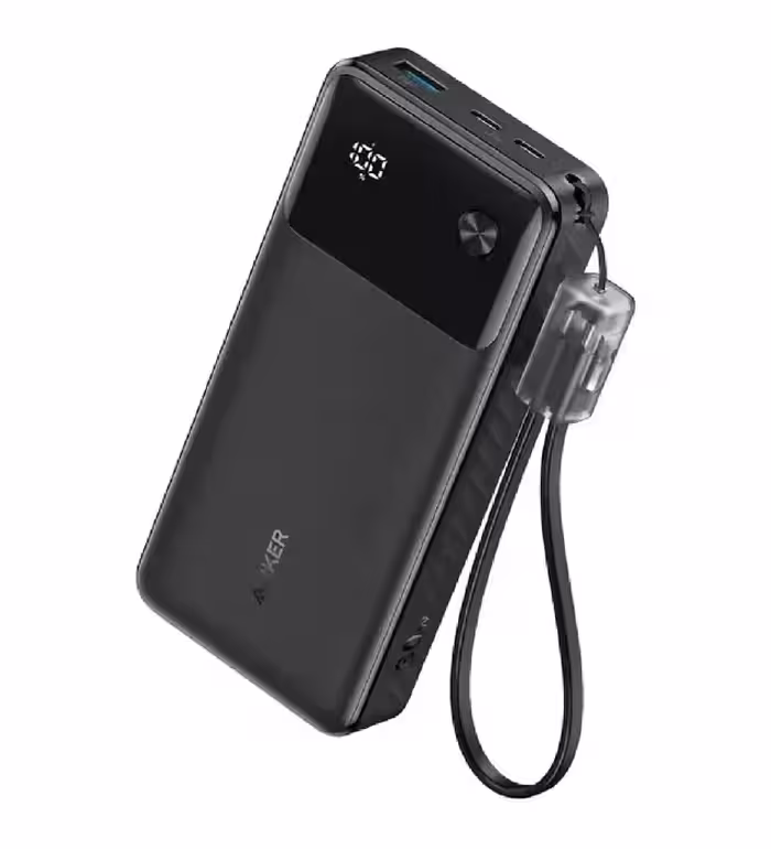 پاوربانک انکر مدل A1384 ظرفیت 20000 میلی آمپر ساعت به همراه کابل USB-C