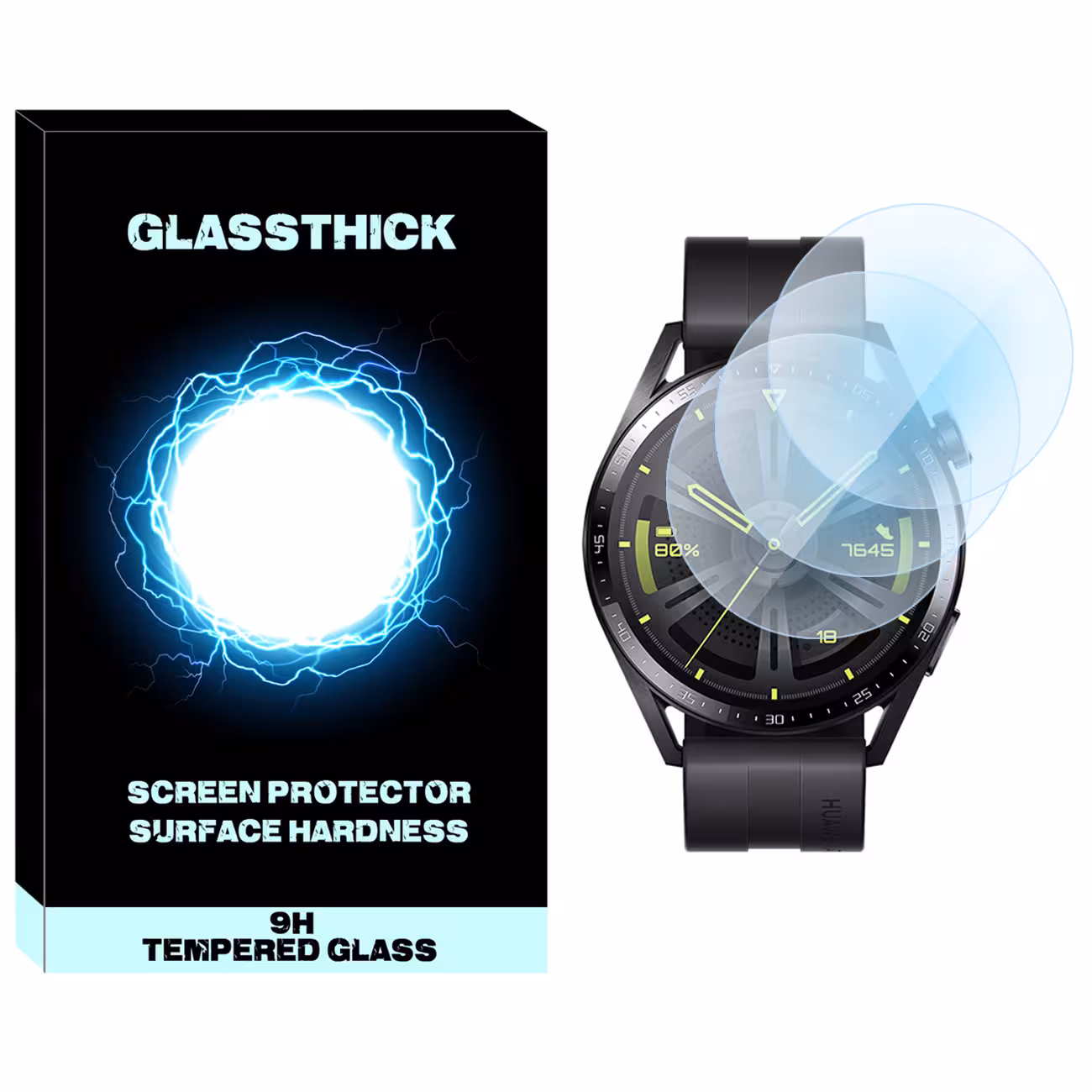 محافظ صفحه نمایش نانو گلستیگ مدل NGL مناسب برای ساعت هوشمند هوآوی Watch GT 3 46mm بسته سه عددی