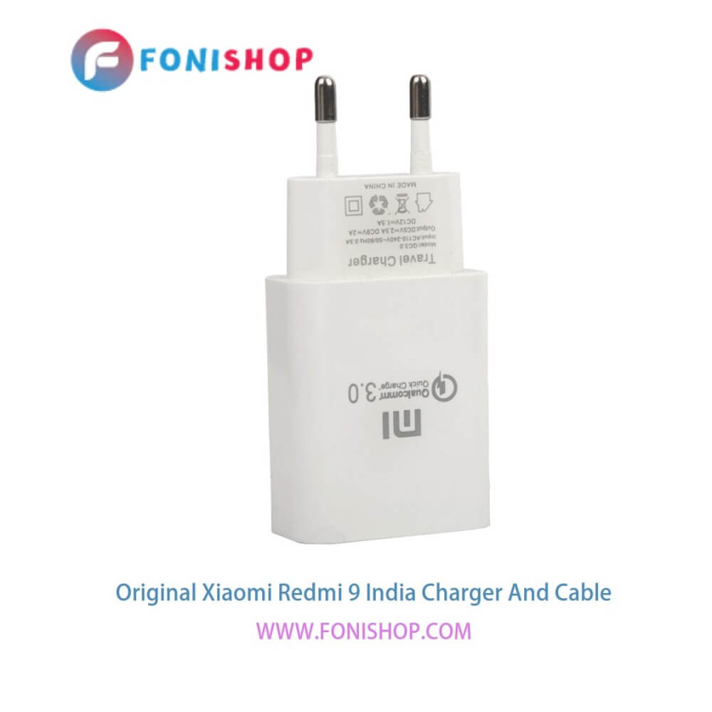 کابل و شارژر اصلی شیائومی Xiaomi Redmi 9 India
