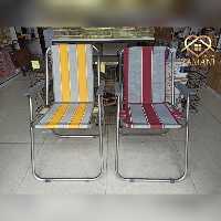 صندلی مسافرتی با پایه نقره ای 