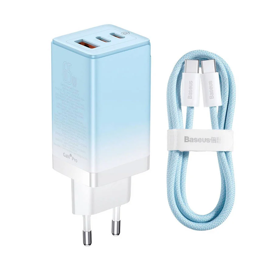 شارژر دیواری بیسوس GaN3 Pro CCGP050103