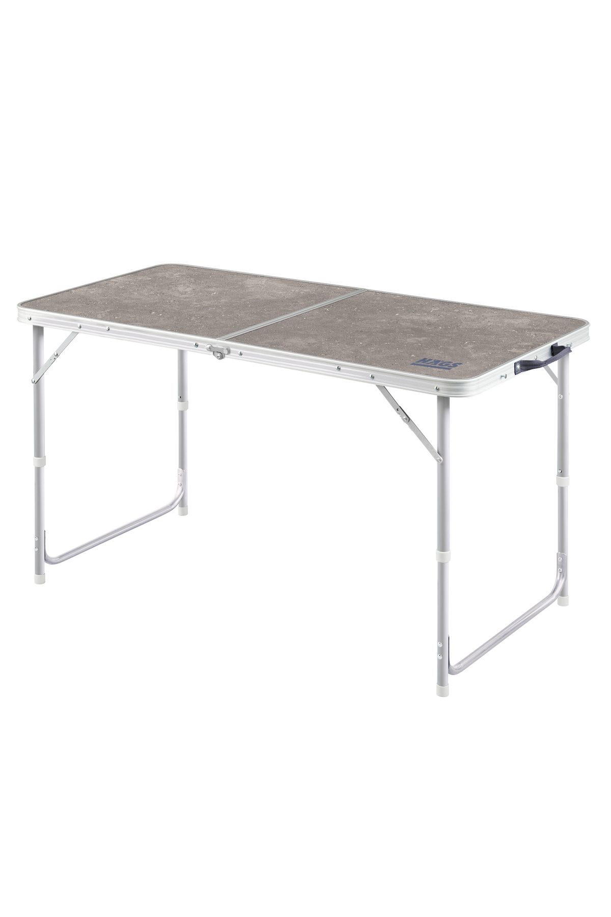 میز کمپ خاکستری جدول کمپینگ قابل حمل 3 مجموعه پیک نیک آلومینیوم تاشو تنظیم شده 120X60 الگوی مرمر HAEGS