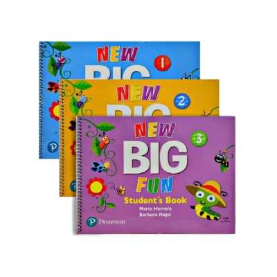 کتاب new big fun اثر Mario Herrera and Barbara Hojel انتشارات پيرسون 3 جلدی