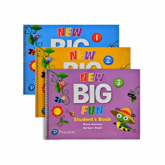 کتاب new big fun اثر Mario Herrera and Barbara Hojel انتشارات پيرسون 3 جلدی