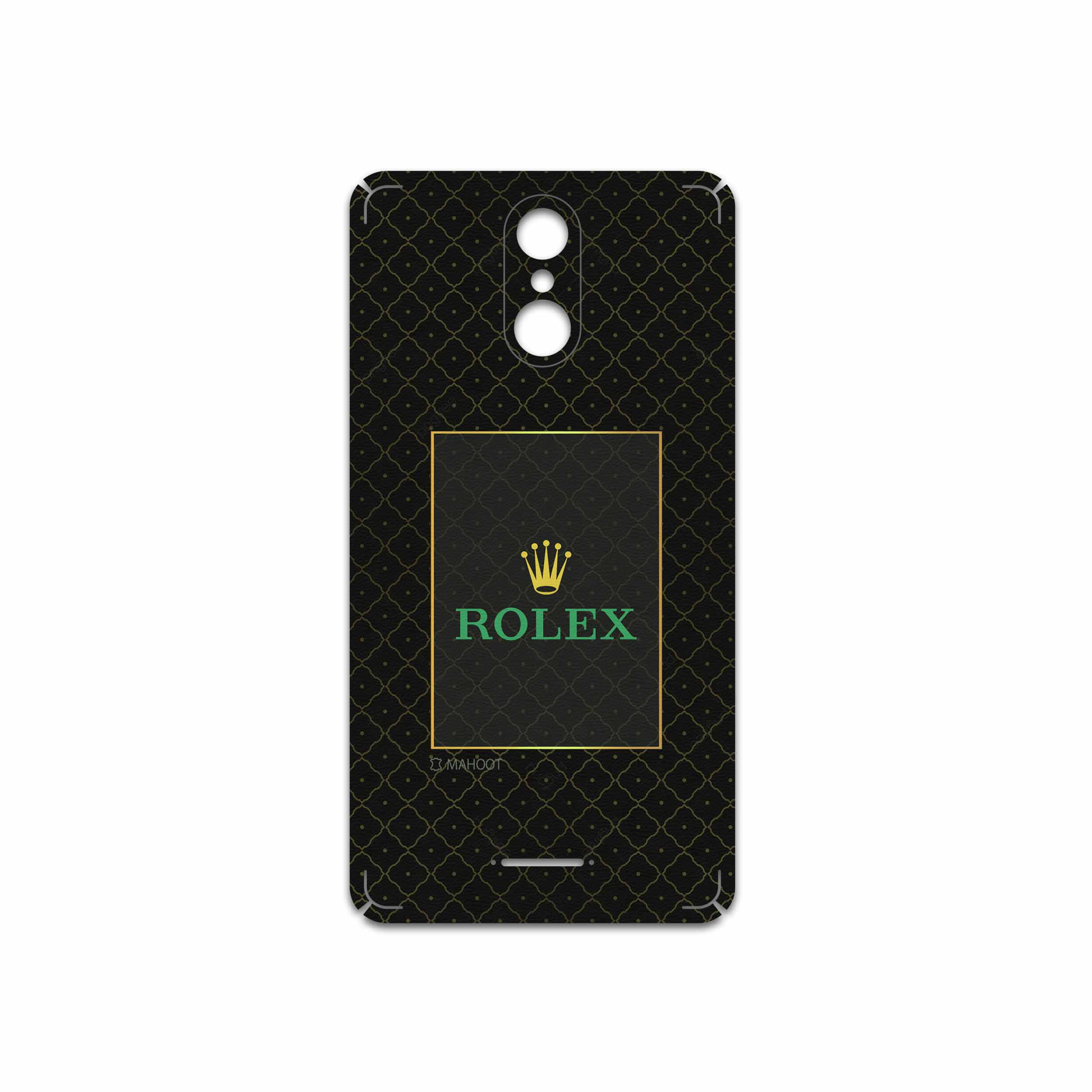برچسب پوششی ماهوت مدل Rolex-Logo مناسب برای گوشی موبایل تکنو WX3F LTE