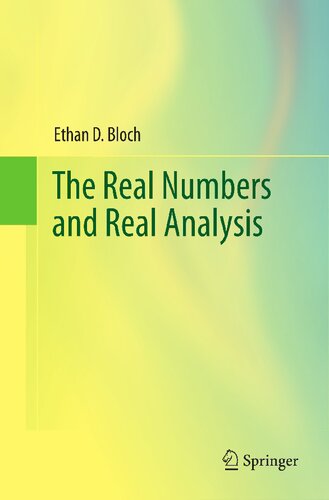خرید و دانلود نسخه کامل کتاب The Real Numbers and Real Analysis