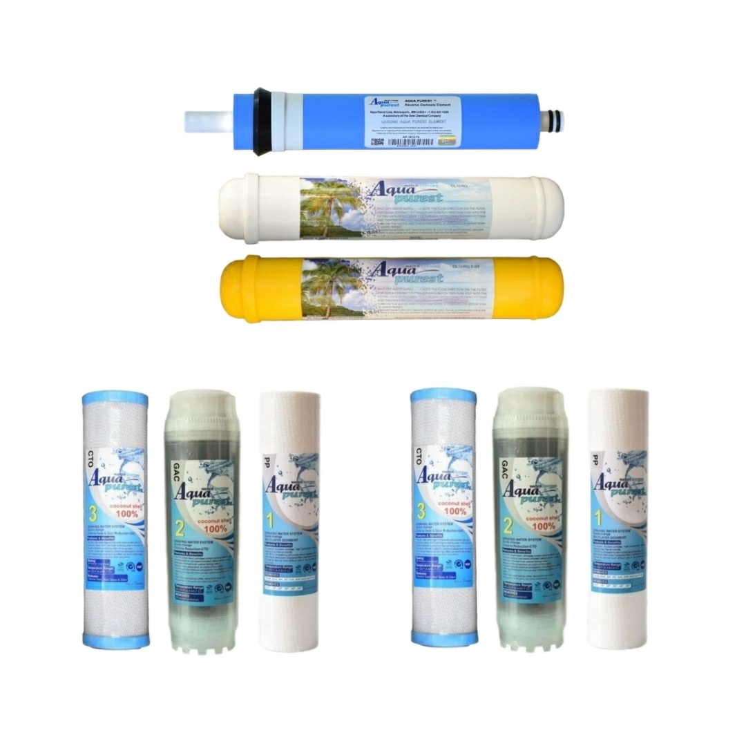 فیلتر دستگاه تصفیه آب آکوا پیورست مدل AP NEW 9009 مجموعه 9 عددی