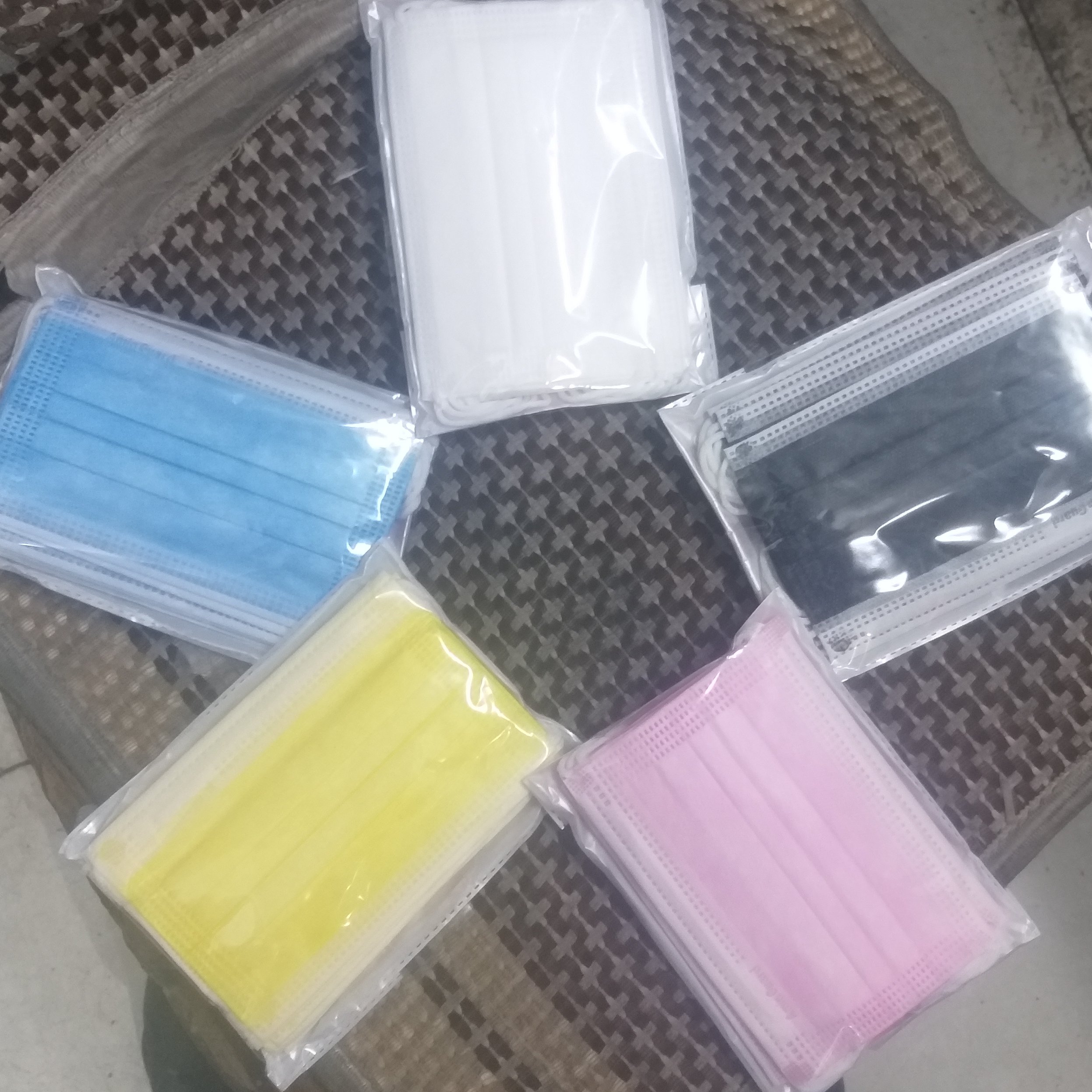 پک50 عددی ماسک کودک بدون طرح