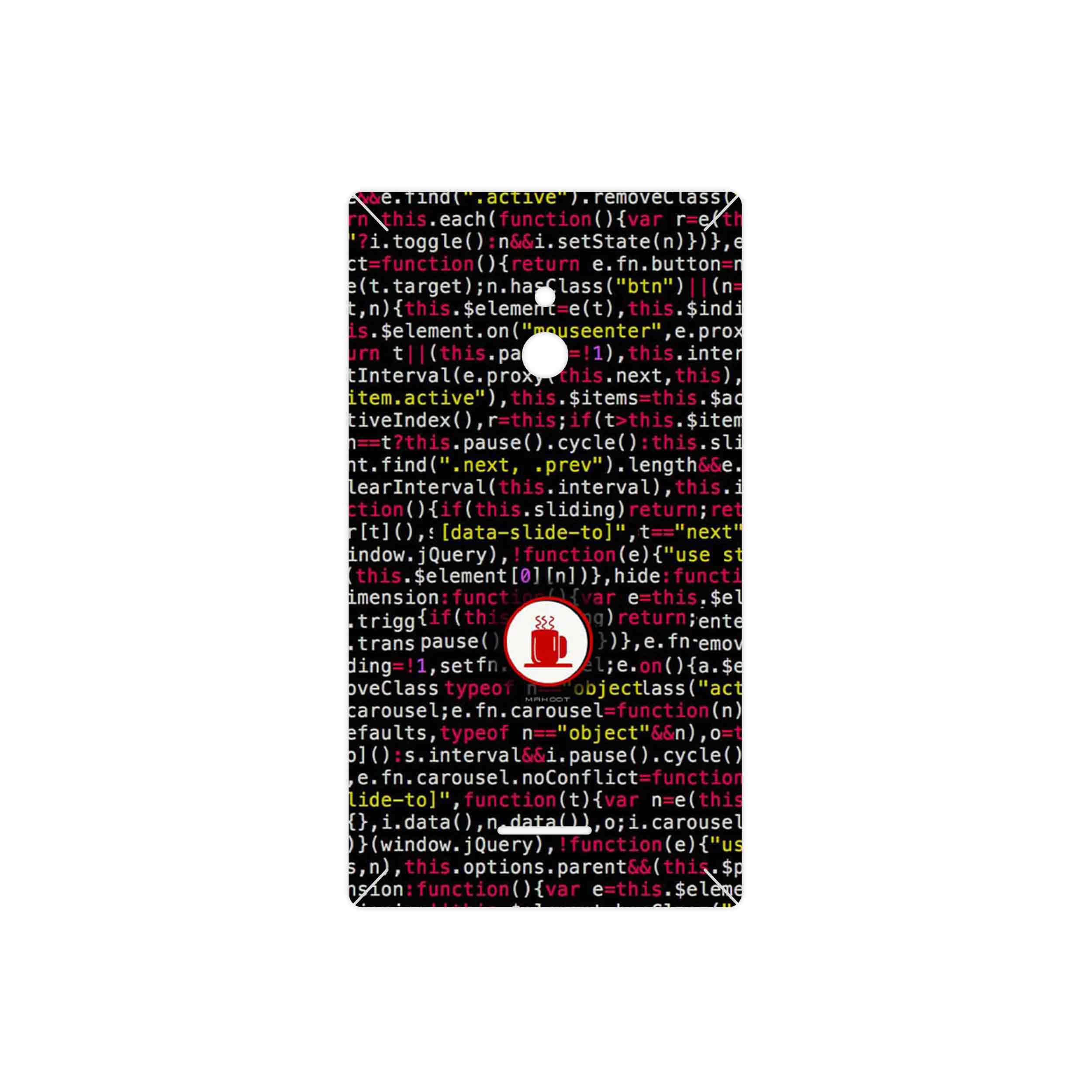 برچسب پوششی ماهوت مدل Programming 1 مناسب برای گوشی موبایل نوکیا XL
