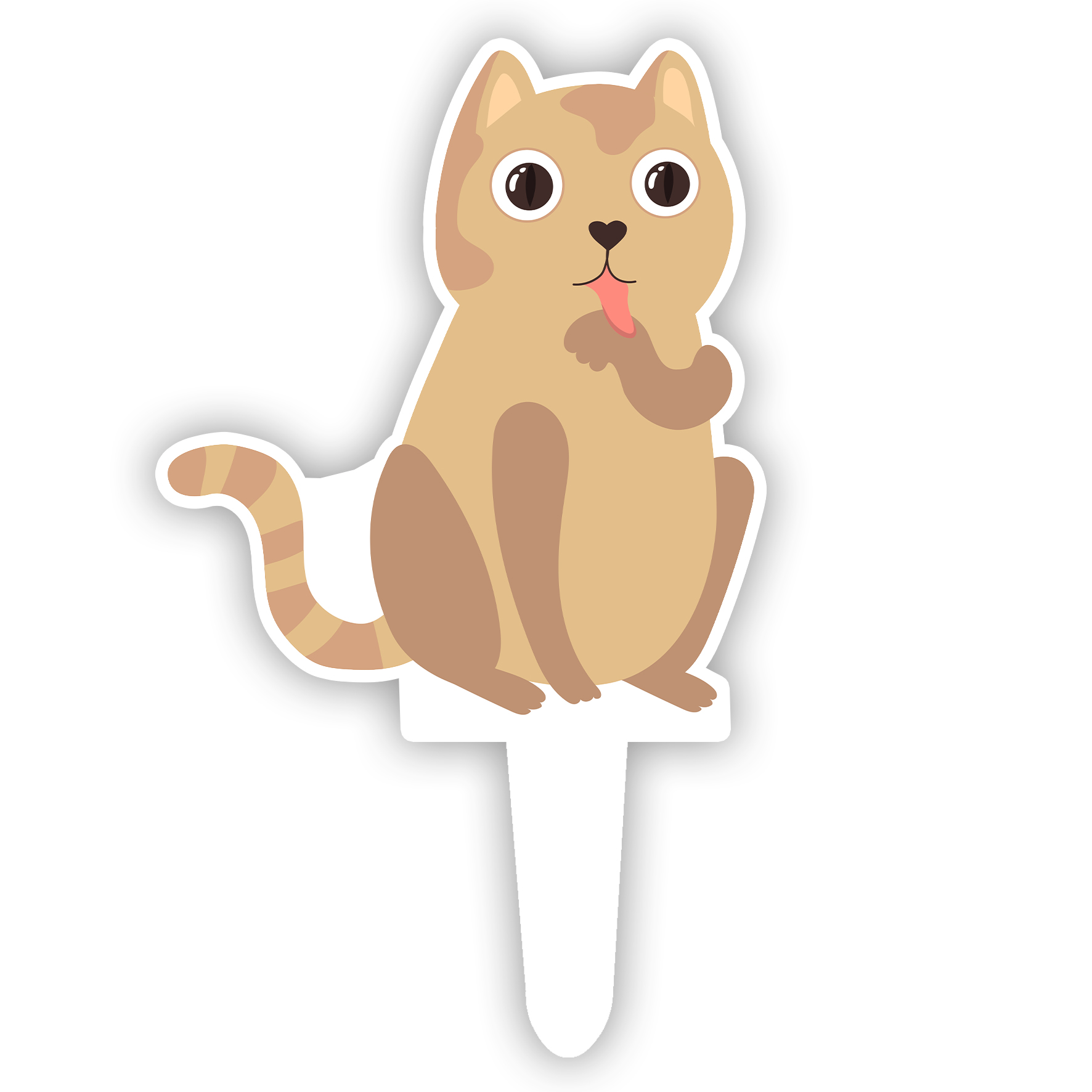  تاپر کیک طرح گربه کد R417