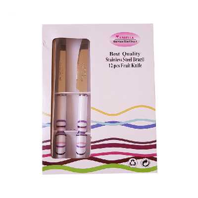 ست کارد میوه خوری 12 پارچه ماربلا مدل hm373