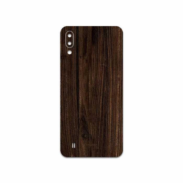 برچسب پوششی ماهوت مدل Dark Walnut Wood مناسب برای گوشی موبایل سامسونگ Galaxy M10
