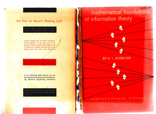 خرید و دانلود نسخه کامل کتاب Mathematical foundations of information theory