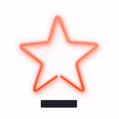 چراغ رومیزی ریموت دار مدل STARS-GL_ORG-GLASS